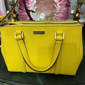 Kate Spade Bright Yellow Satchel